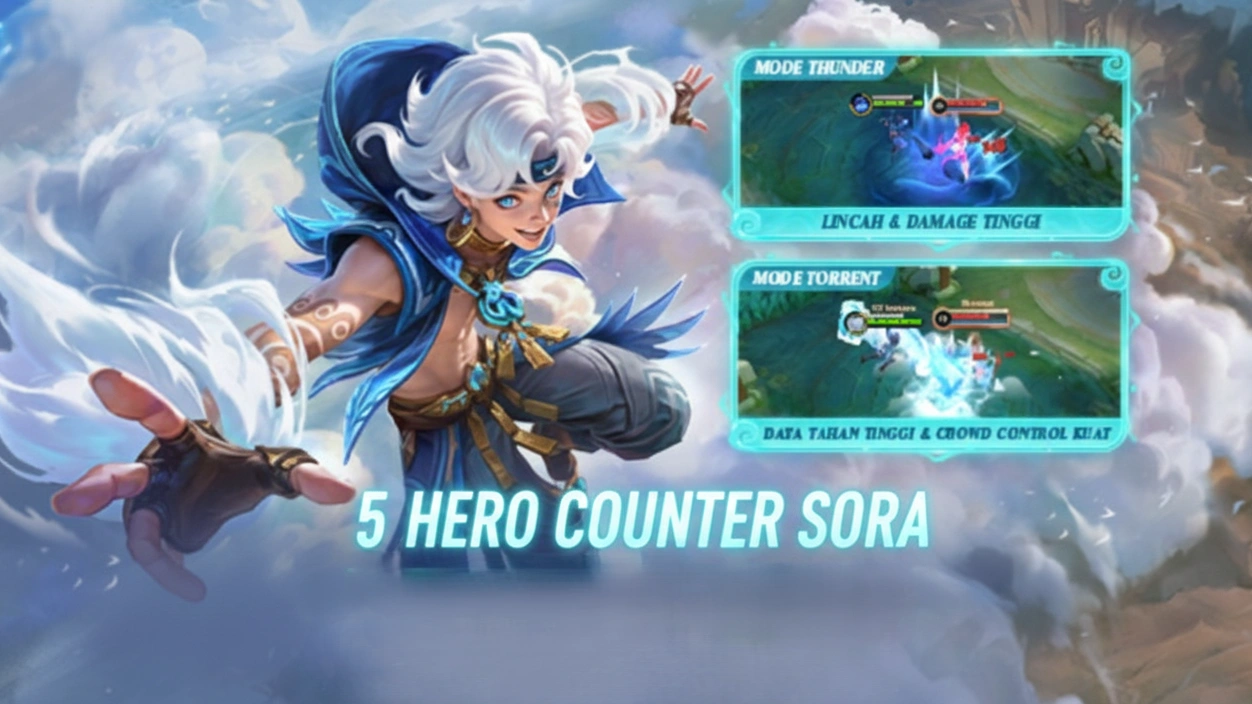 5 Hero Counter Hero Sora untuk Stop Stack Cepat