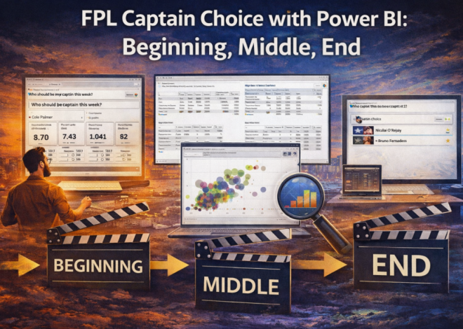 FPL Captain Choice with Power BI: A Story-Structured Report