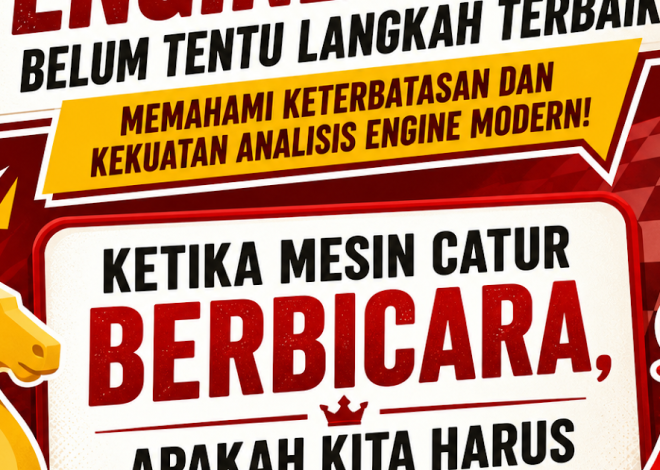 Langkah Teratas Engine Catur Belum Tentu Langkah Terbaik