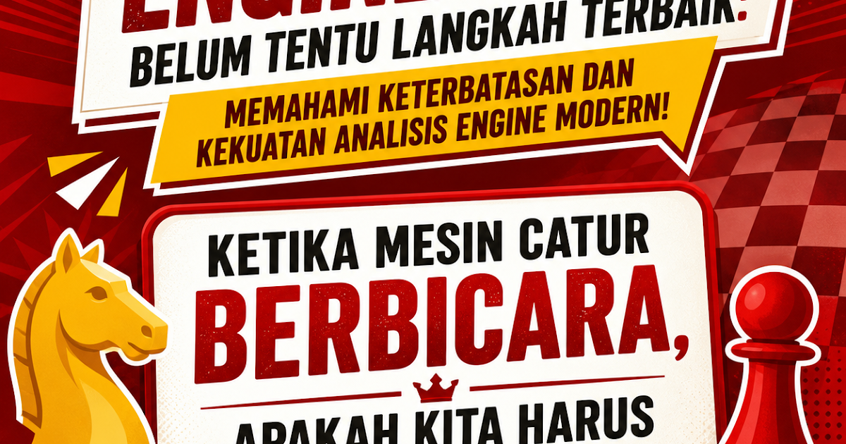 Langkah Teratas Engine Catur Belum Tentu Langkah Terbaik