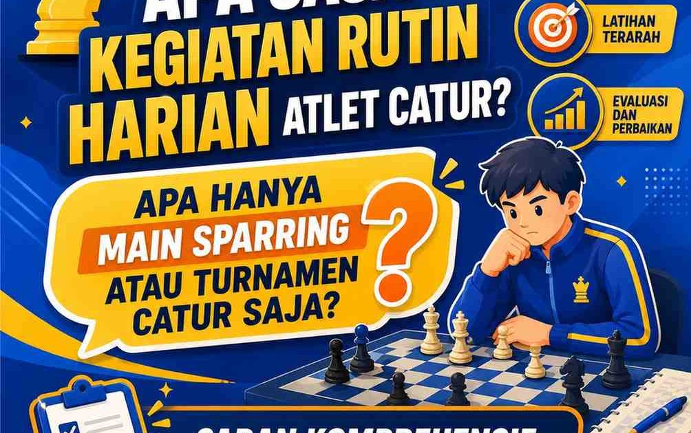 Apa Saja Kegiatan Rutin Harian Atlet Catur? Apa Hanya Main Sparring Atau Turnamen Catur Saja?