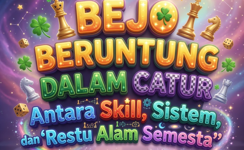 BAGAIMANA ITU BEJO KEBERUNTUNGAN DALAM CATUR